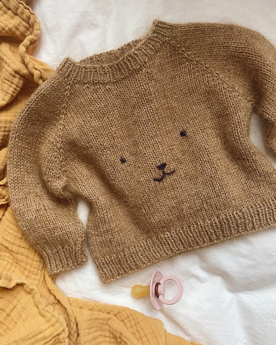 Bamsesweater - PetiteKnit Opskrift