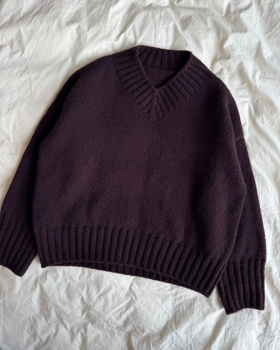 Hannah Sweater V-Neck - Petiteknit Opskrift