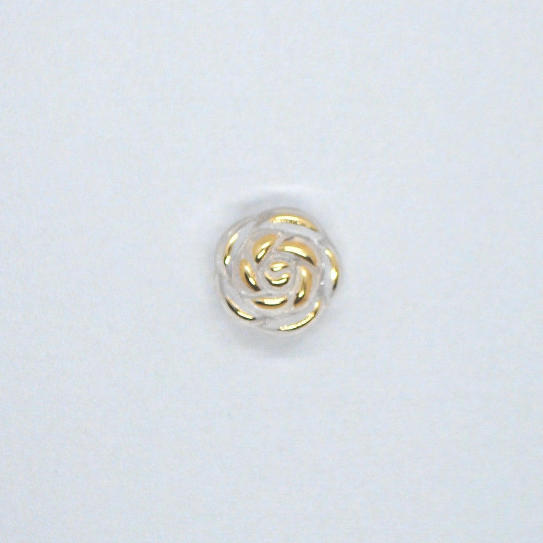 Knap 13 mm blomst