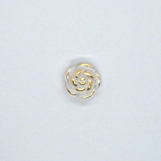 Knap 13 mm blomst