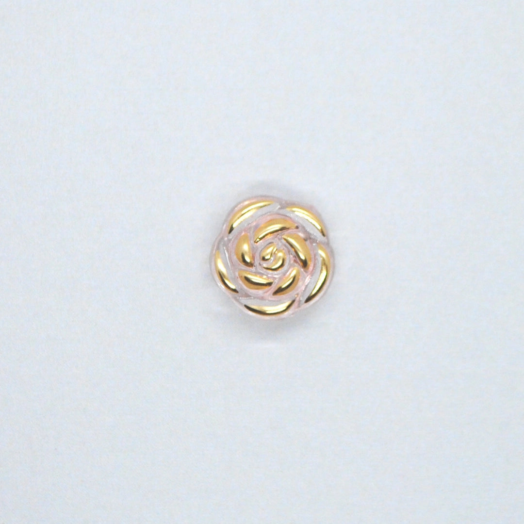 Knap 13 mm blomst