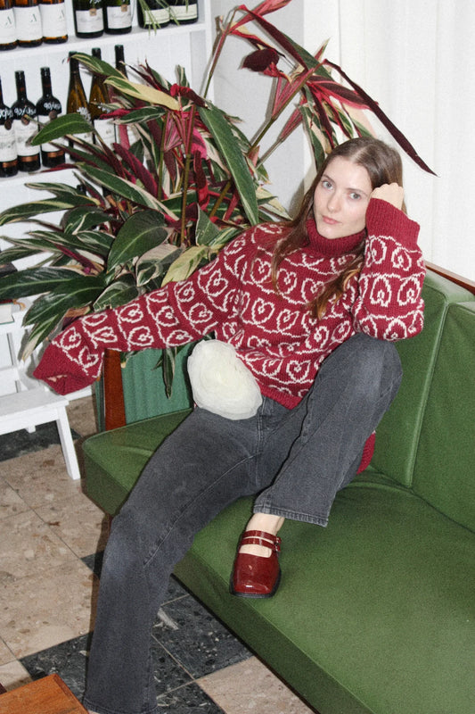 Heart Together Sweater - Spektakelstrik Opskrift