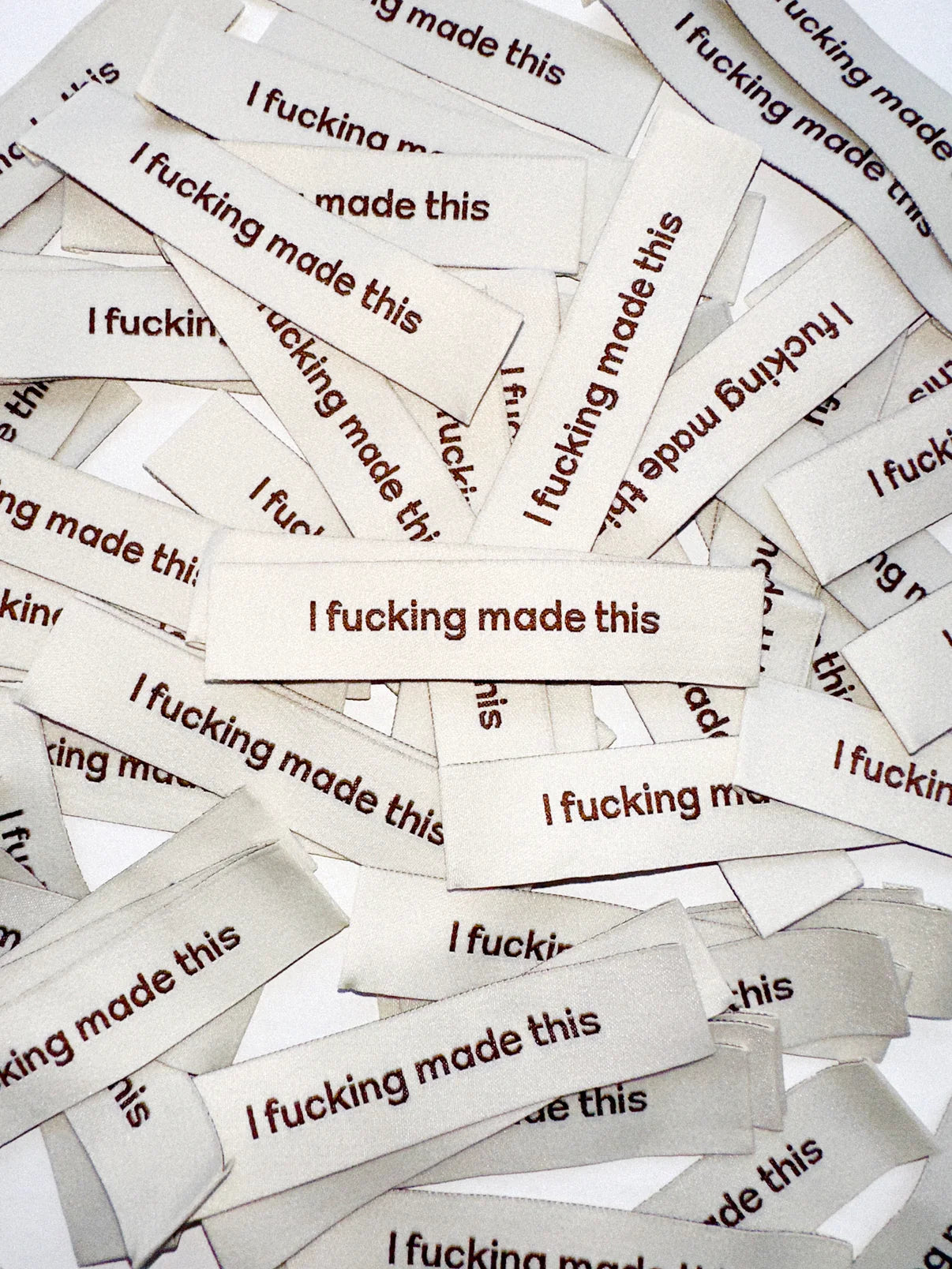 I Fucking Made This - Label