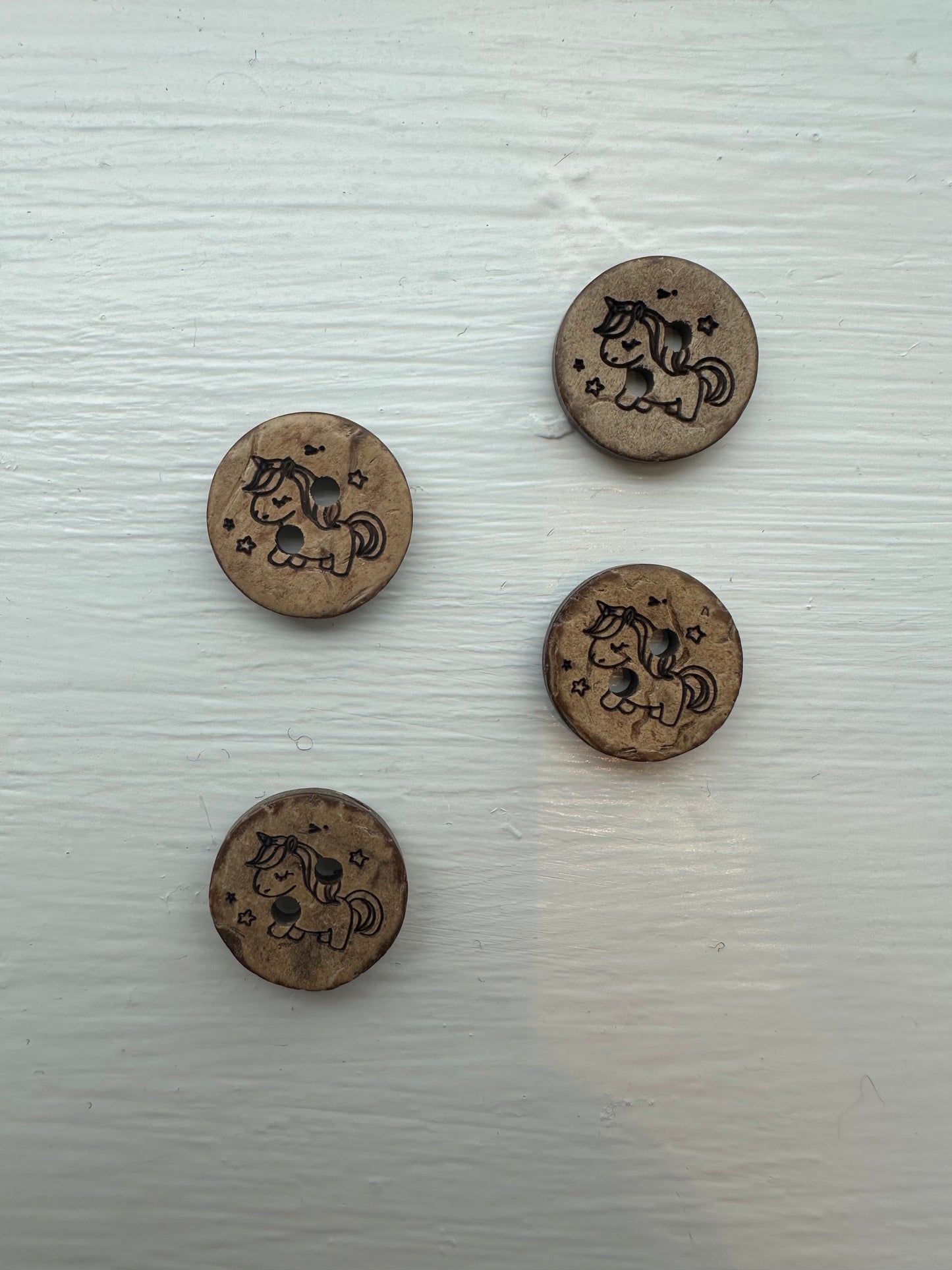 Natur knap med motiver - 15 mm