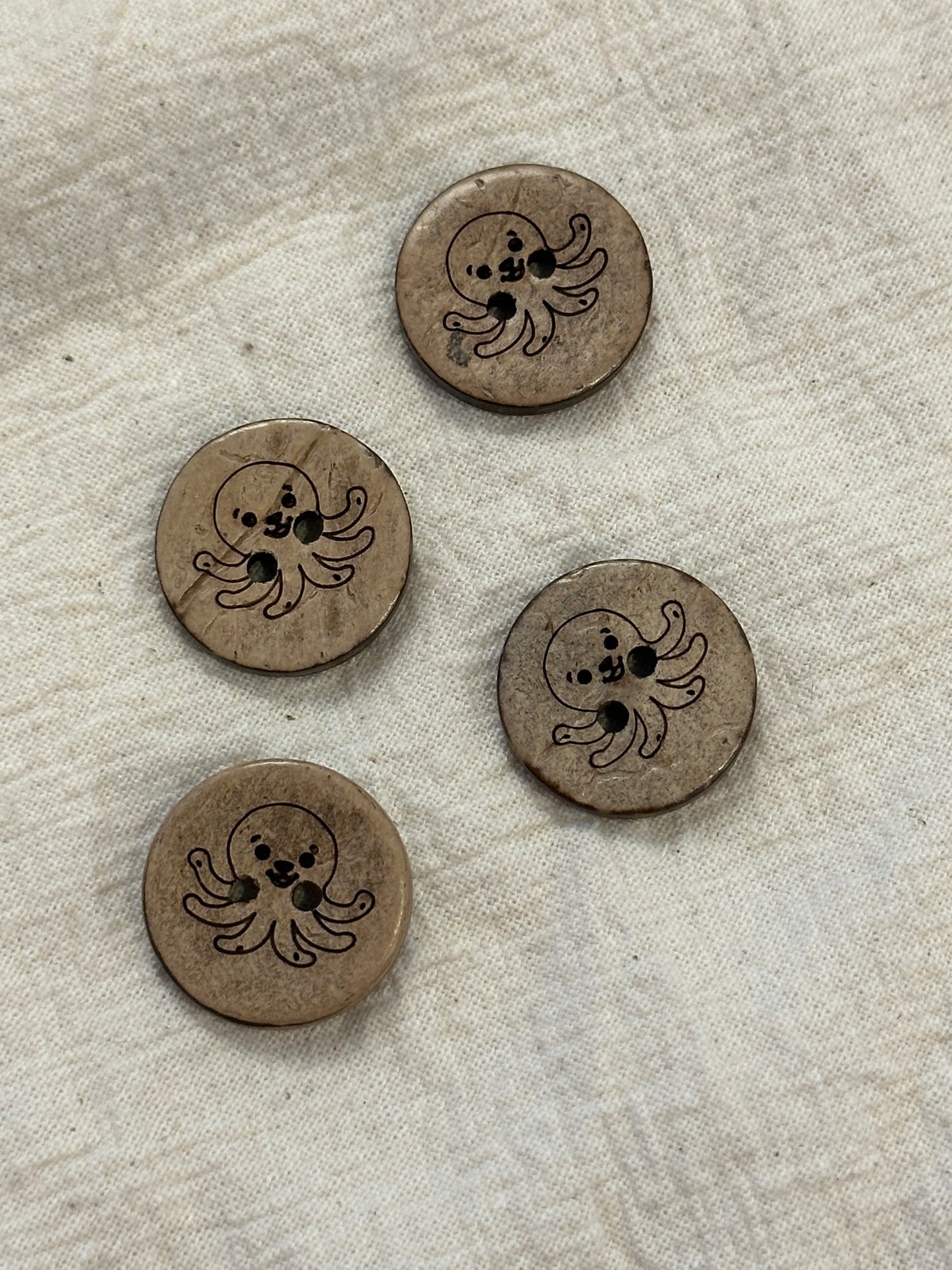 Natur knap med motiver - 18 mm