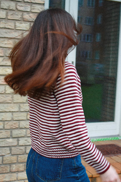 Stripe Overload Turtleneck - Spektakelstrik Opskrift