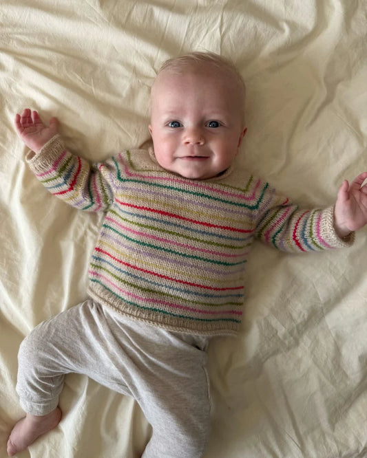 Frankie Sweater Baby - PetiteKnit Opskrift