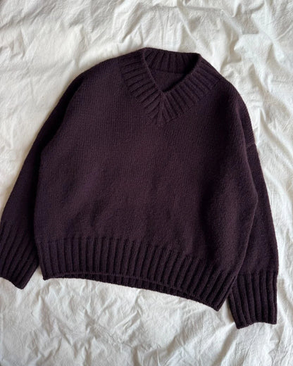 Hannah Sweater V-Neck - Petiteknit Opskrift