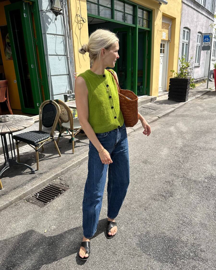 Maggie Vest - PetiteKnit Opskrit