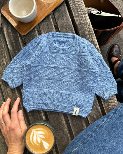 Storm Sweater Baby - PetiteKnit Opskrift
